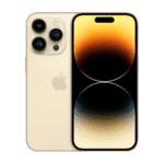 iPhone 14 Pro 256GB - Kulta - Uusi Akku - Murtuma lasin kulmassa