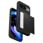 Spigen Slim Armor CS Google Pixel 9 / 9 Pro 5G suojakuori korttiluukulla, Musta - Image 2