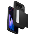 Spigen Slim Armor CS Google Pixel 9 Pro XL 5G suojakuori korttiluukulla, Musta - Image 2
