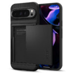 Spigen Slim Armor CS Google Pixel 9 Pro XL 5G suojakuori korttiluukulla, Musta