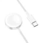 Hoco - Langaton laturi (CW46) - MagSafe Apple Watchille, 1,2 m - valkoinen