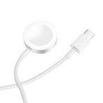 Hoco - Langaton laturi (CW46) - MagSafe Apple Watchille, 1,2 m - valkoinen - Image 2