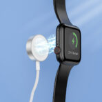 Hoco - Langaton laturi (CW46) - MagSafe Apple Watchille, 1,2 m - valkoinen - Image 4