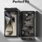 Ringke Fusion X Design Camo Black Takakuori, Samsung S24 Ultra - Image 6