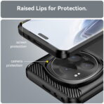 Techsuit Carbon Silicone Suojakuori, Honor Magic 6 Pro 5G - Image 3