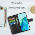 Techsuit Honor 200 Lite 5G Lompakkokotelo - Ruskea - Image 3