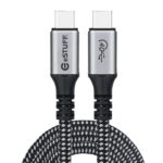 eSTUFF USB-C - USB-C kaapeli 1.2m, 100W, 40GB/s