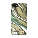iDeal Of Sweden iPhone SE/8/7/6/6s - Fashion Case - Cosmic Green Swirl