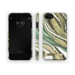 iDeal Of Sweden iPhone SE/8/7/6/6s - Fashion Case - Cosmic Green Swirl - Image 2
