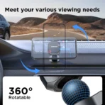 Joyroom JR-ZS400 Magneettinen autoteline puhelimelle kojelautaan - Musta - Image 11