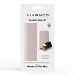 Classic Lompakkokotelo iPhone 16 Pro Max Greige