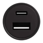 X2O 30 W kaksoisautolaturi USB-C/A musta - Image 5