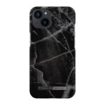 Ideal Of Sweden Fashion Case, iPhone 13/14, Black Thunder Marble