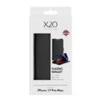 Classic Wallet Lompakkokotelo Apple iPhone 17 Pro Max Musta