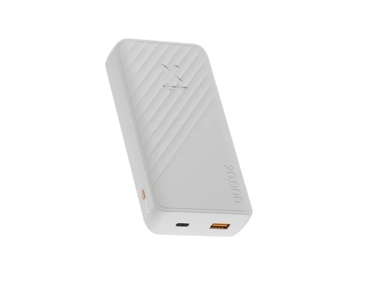 Tehokas varavirta 20.000mAh 15W USB-C & USB-A Valkoinen