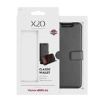 X2O Classic Wallet Lompakkokotelo Honor 600 Lite Musta