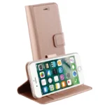 Classic Lompakkokotelo iPhone SE/8/7/6 Ruusukulta