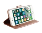 Classic Lompakkokotelo iPhone SE/8/7/6 Ruusukulta