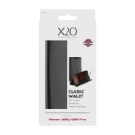 X2O Classic Wallet Lompakkokotelo Honor 600 Musta