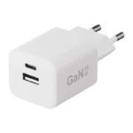 X2O 35 W kaksoiskotilaturi USB-C/A GaN valkoinen