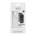 X2O Anti-Shock Suojakuori Oppo Find X9 Ultra Kirkas