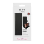 X2O Classic Wallet Lompakkokotelo Honor 600 Smart Musta
