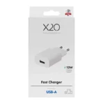 X2O 12 W:n kotilaturi USB-A valkoinen
