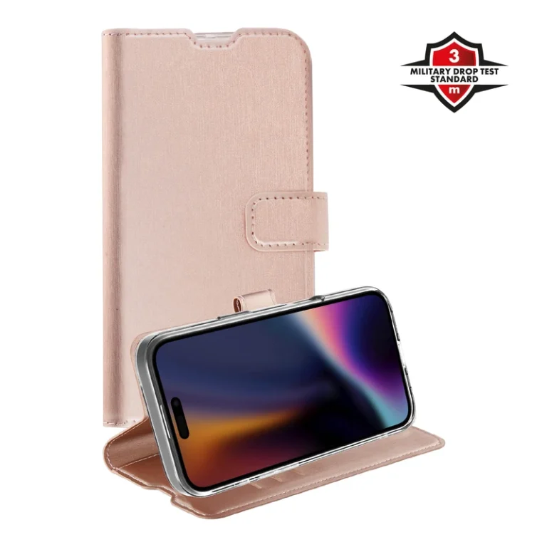Classic Wallet Lompakkokotelo Apple iPhone 17 Rose Gold